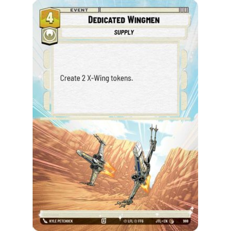 Dedicated Wingmen (Hyperspace Foil) (988) - Jump to Lightspeed Foil