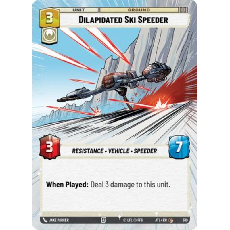 Dilapidated Ski Speeder (Hyperspace) (510) - Jump to Lightspeed
