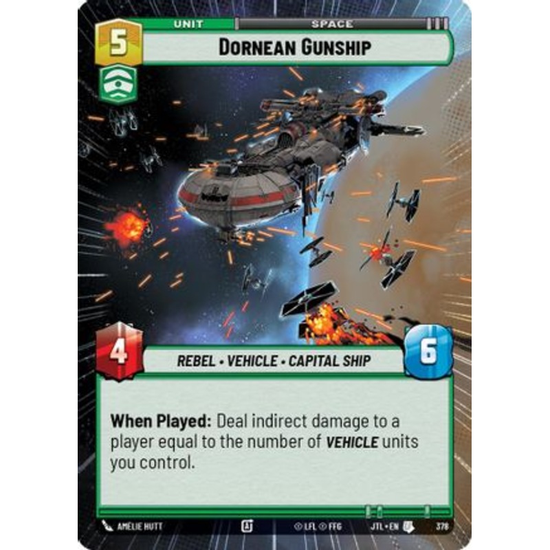 Dornean Gunship (Hyperspace) (378) - Jump to Lightspeed