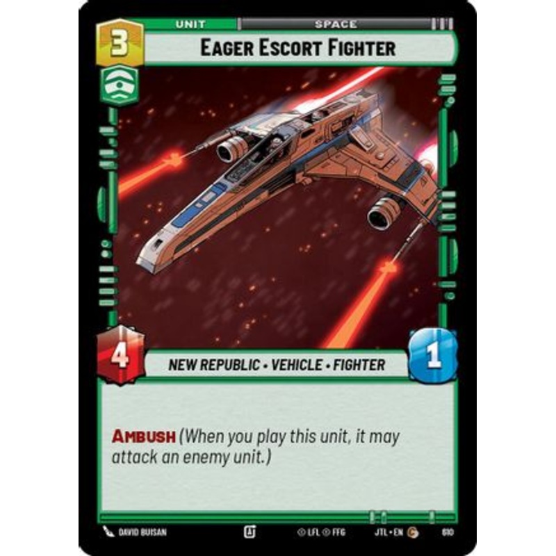 Eager Escort Fighter (Foil) (610) - Jump to Lightspeed Foil