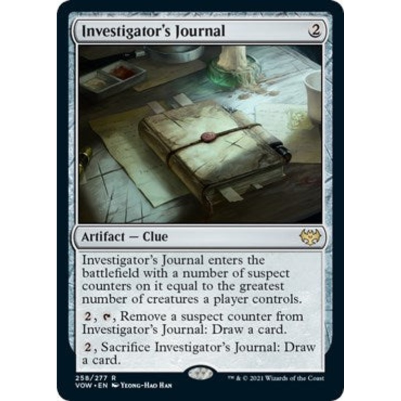 Investigator's Journal [VOW - 258]