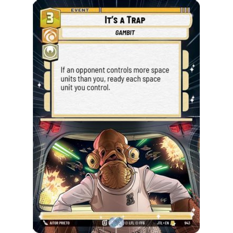 It's a Trap (Hyperspace Foil) (943) - Jump to Lightspeed Foil