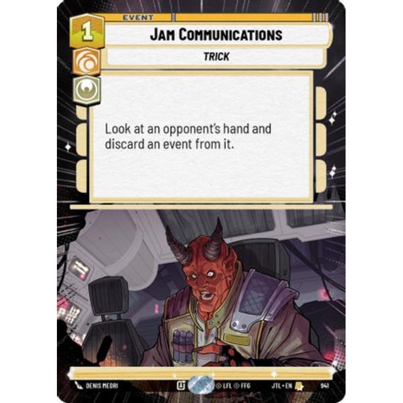 Jam Communications (Hyperspace Foil) (941) - Jump to Lightspeed Foil