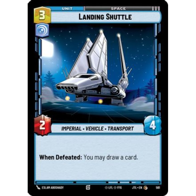 Landing Shuttle (Foil) (561) - Jump to Lightspeed Foil