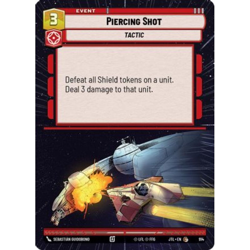 Piercing Shot (Hyperspace Foil) (914) - Jump to Lightspeed Foil