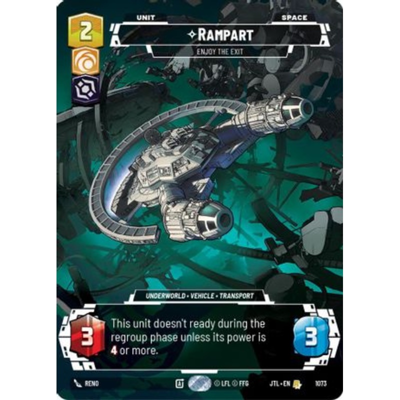 Rampart - Enjoy the Exit (Prestige Foil) (1073) - Jump to Lightspeed Foil