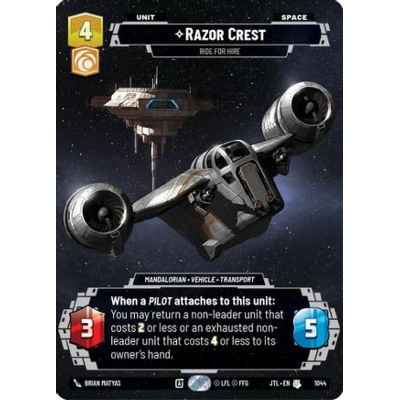 Razor Crest - Ride For Hire (Prestige) (1044) - Jump to Lightspeed