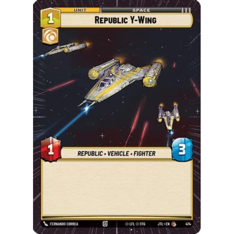 Republic Y-Wing (Hyperspace) (474) - Jump to Lightspeed