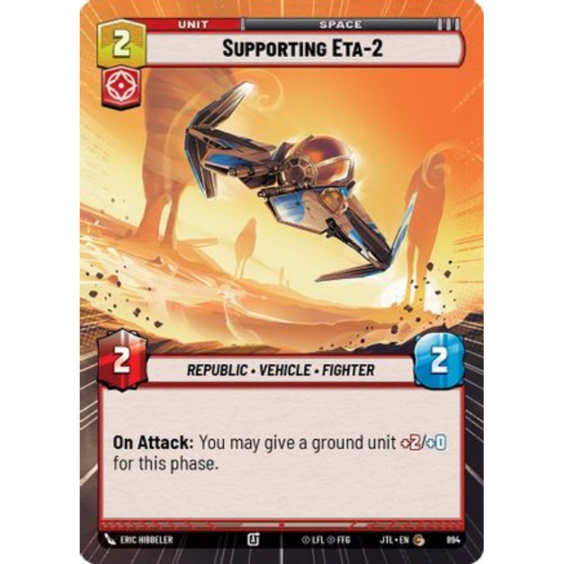 Supporting Eta-2 (Hyperspace Foil) (894) - Jump to Lightspeed Foil