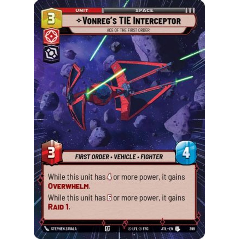 Vonreg's TIE Interceptor - Ace of the First Order (Hyperspace) (399) - Jump to Lightspeed