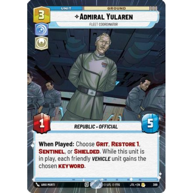 Admiral Yularen - Fleet Coordinator (Hyperspace) (309) - Jump to Lightspeed