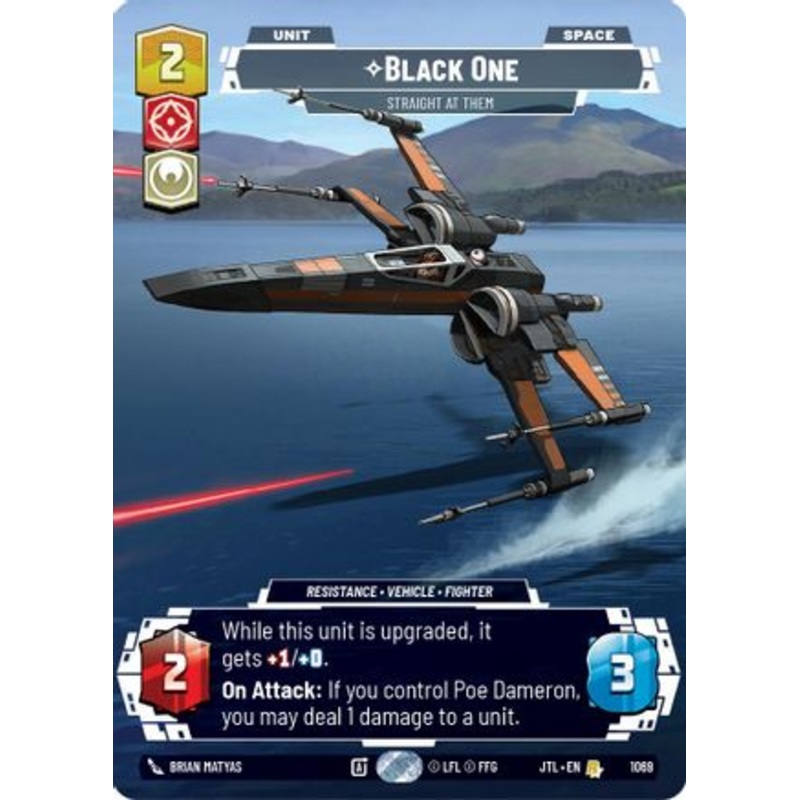 Black One - Straight At Them (Prestige Foil) (1069) - Jump to Lightspeed Foil