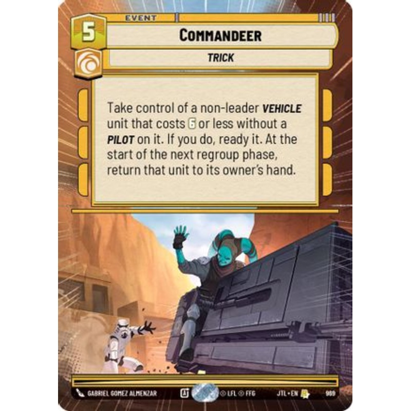 Commandeer (Hyperspace Foil) (969) - Jump to Lightspeed Foil