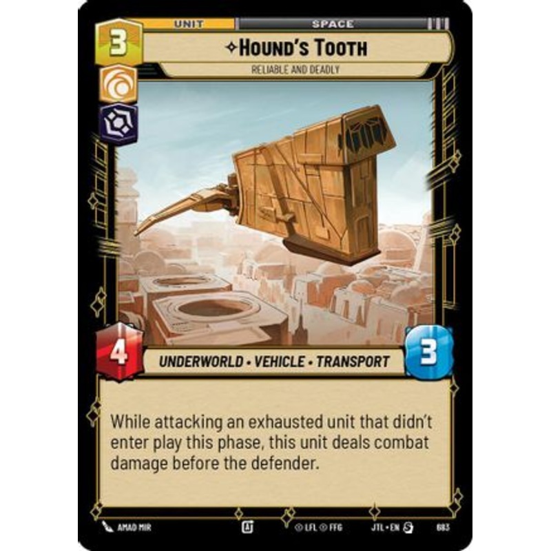 Hound's Tooth - Reliable and Deadly (Foil) (683) - Jump to Lightspeed Foil