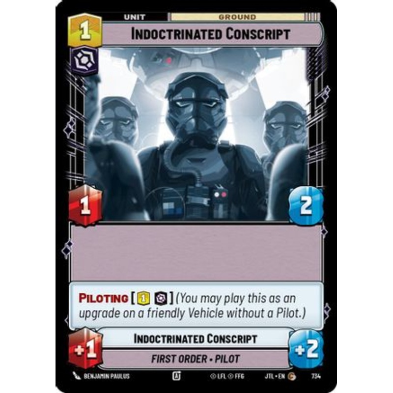 Indoctrinated Conscript (Foil) (734) - Jump to Lightspeed Foil