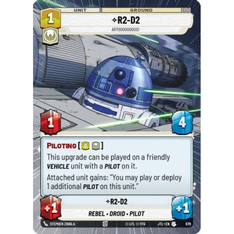R2-D2 - Artooooooooo! (Hyperspace Foil) (979) - Jump to Lightspeed Foil