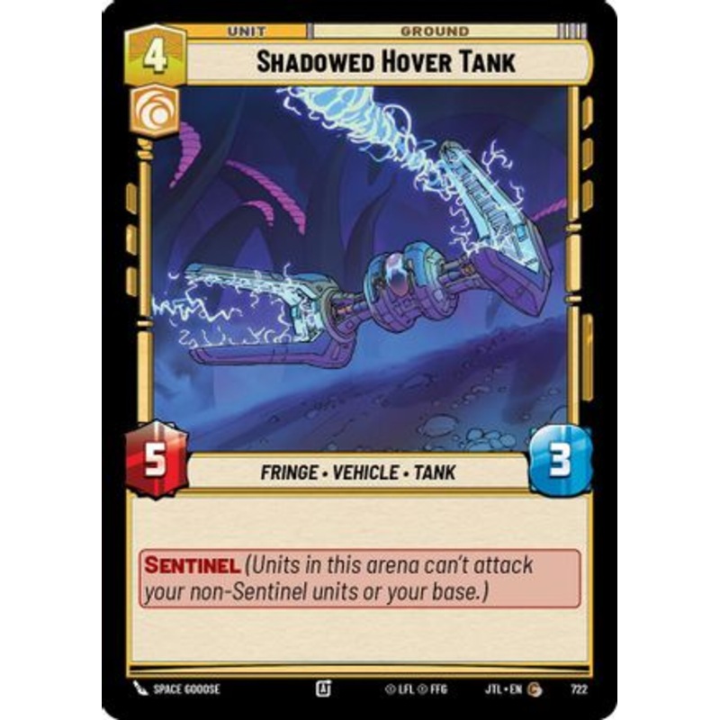Shadowed Hover Tank (Foil) (722) - Jump to Lightspeed Foil