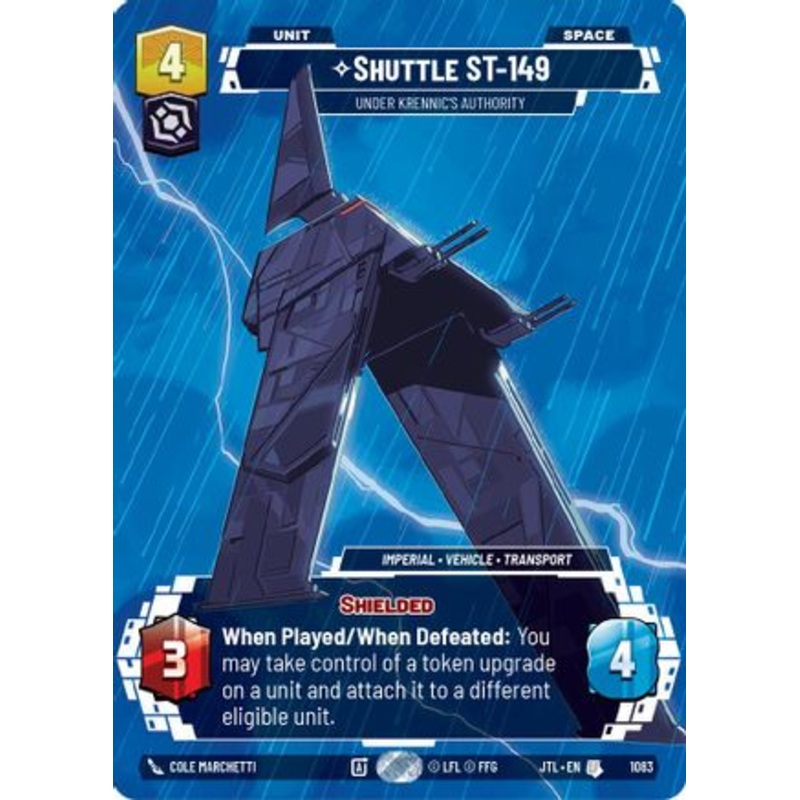 Shuttle ST-149 - Under Krennic's Authority (Prestige Foil) (1083) - Jump to Lightspeed Foil