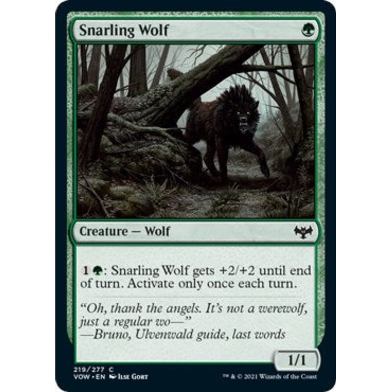 Snarling Wolf [VOW - 219]