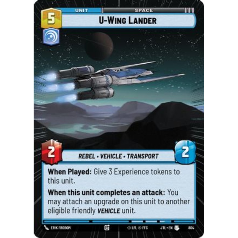 U-Wing Lander (Hyperspace Foil) (804) - Jump to Lightspeed Foil