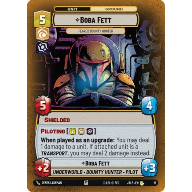 Boba Fett - Feared Bounty Hunter (15) - Jump to Lightspeed  Weekly Play Promos