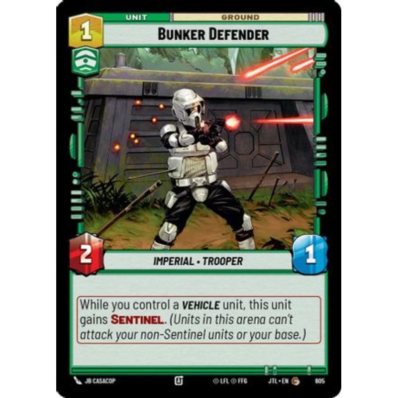 Bunker Defender (Foil) (605) - Jump to Lightspeed Foil