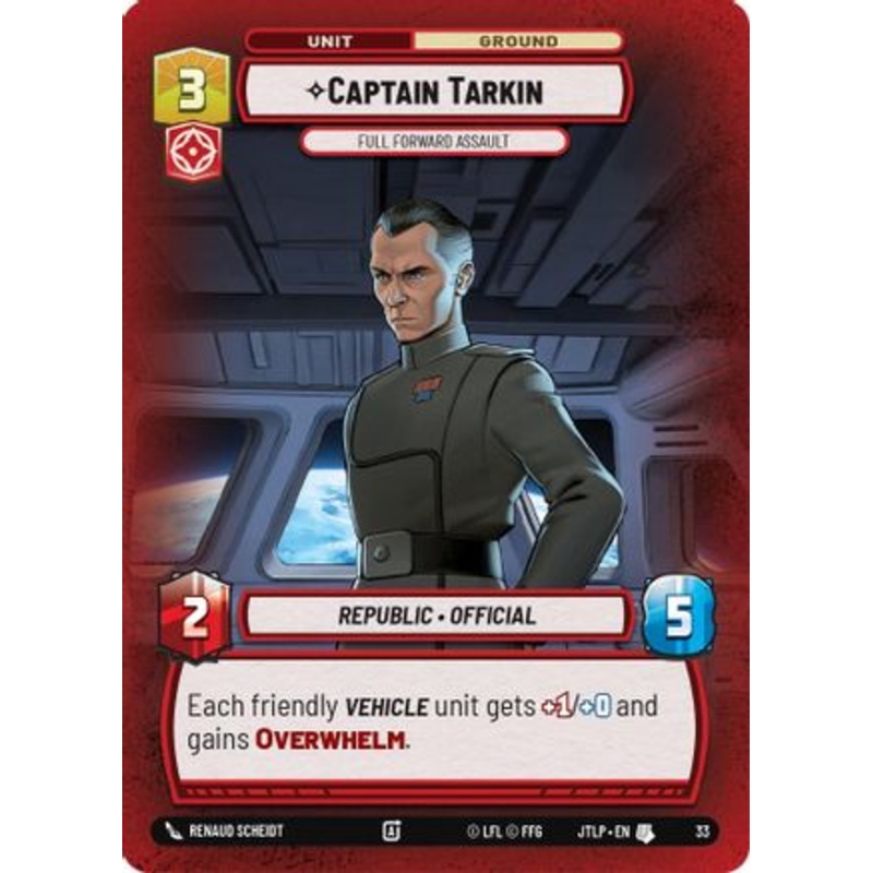 Captain Tarkin - Full Forward Assault (Foil) (33) - Jump to Lightspeed  Weekly Play Promos Foil
