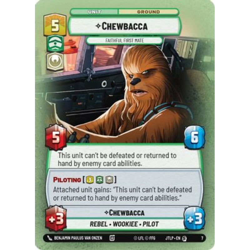 Chewbacca - Faithful First Mate (7) - Jump to Lightspeed  Weekly Play Promos