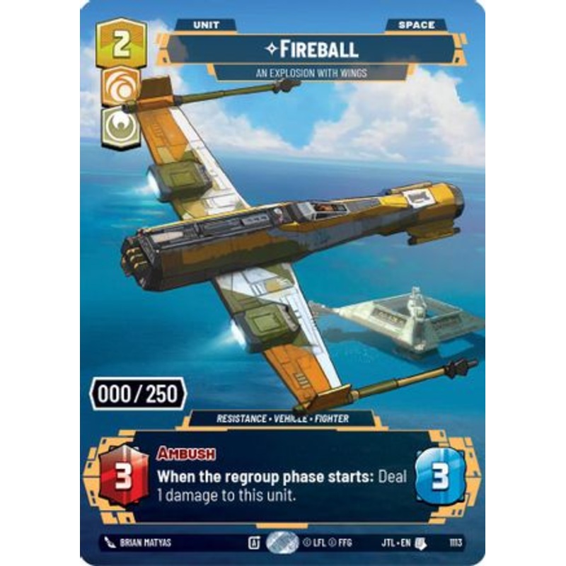 Fireball - An Explosion With Wings (Serialized) (1113) - Jump to Lightspeed Foil