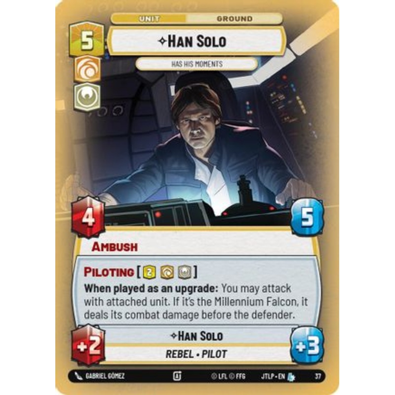 Han Solo - Has His Moments (Foil) (37) - Jump to Lightspeed  Weekly Play Promos Foil