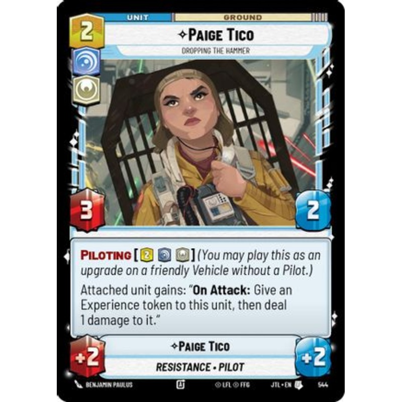 Paige Tico - Dropping the Hammer (Foil) (544) - Jump to Lightspeed Foil