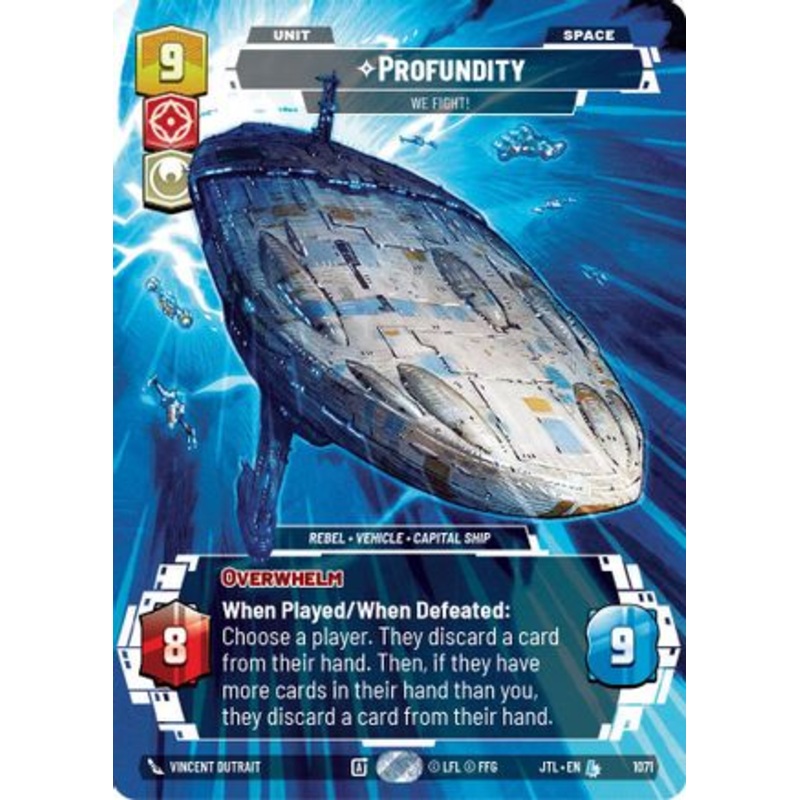 Profundity - We Fight! (Prestige Foil) (1071) - Jump to Lightspeed Foil