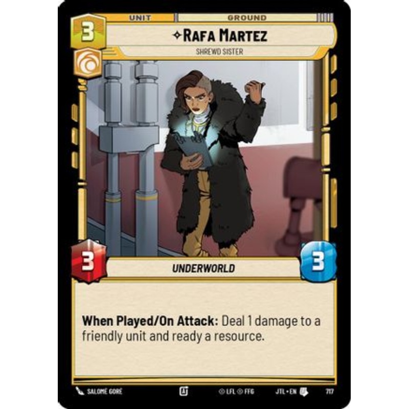 Rafa Martez - Shrewd Sister (Foil) (717) - Jump to Lightspeed Foil