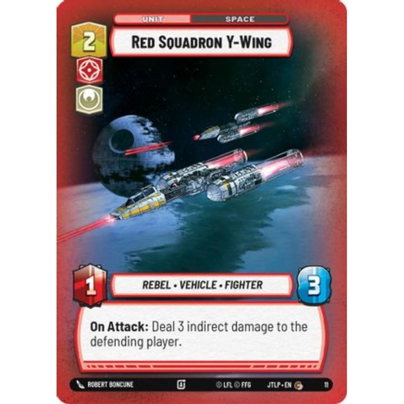Red Squadron Y-Wing (11) - Jump to Lightspeed  Weekly Play Promos