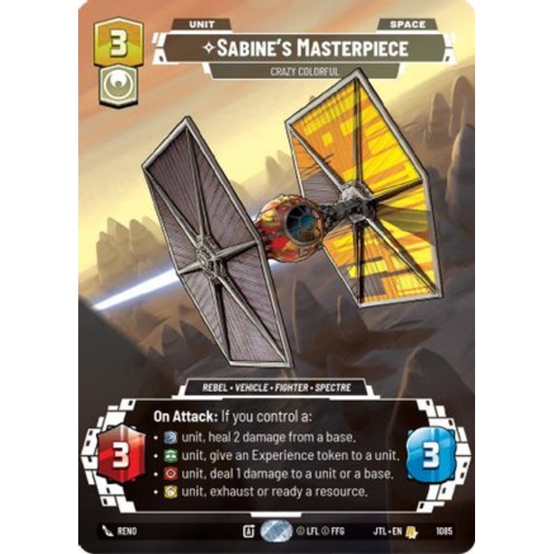 Sabine's Masterpiece - Crazy Colorful (Prestige Foil) (1085) - Jump to Lightspeed Foil