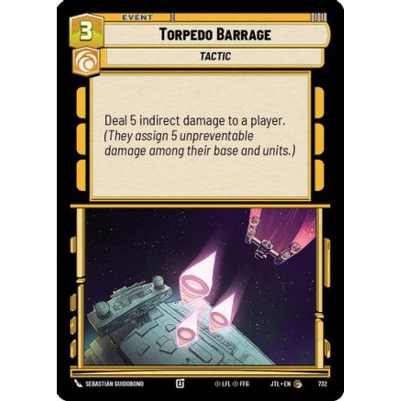 Torpedo Barrage (Foil) (732) - Jump to Lightspeed Foil