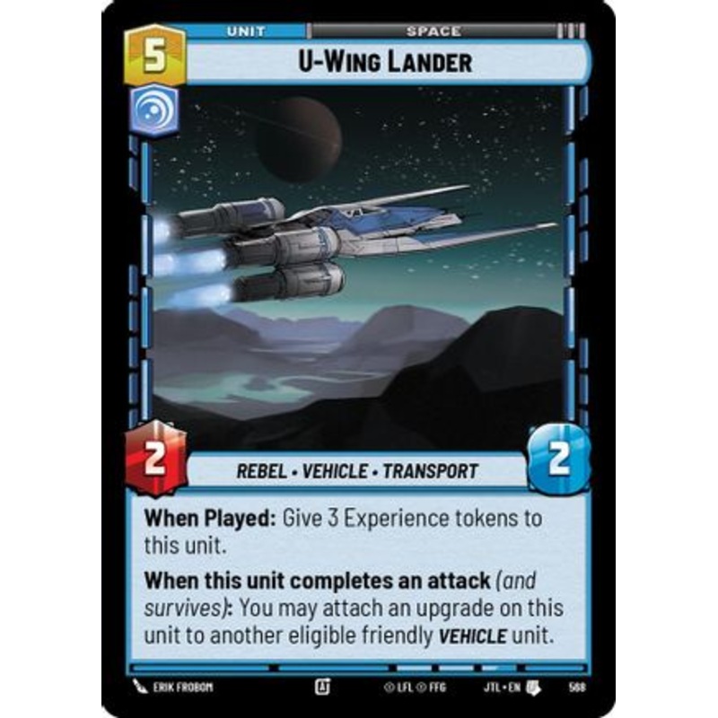 U-Wing Lander (Foil) (568) - Jump to Lightspeed Foil