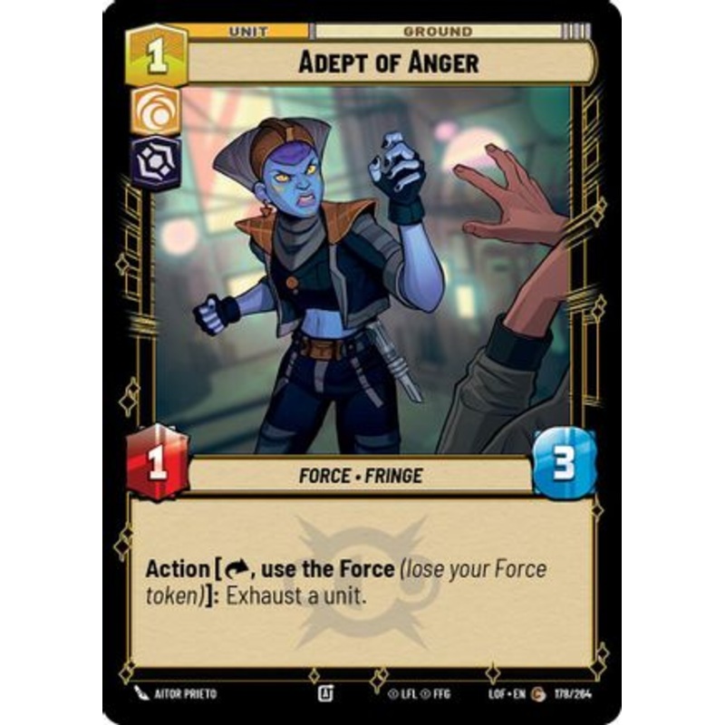 Adept of Anger (178/264) - Legends of the Force
