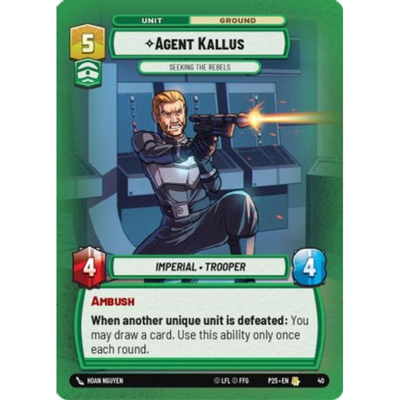 Agent Kallus - Seeking the Rebels (40) - Organized Play Promos Foil