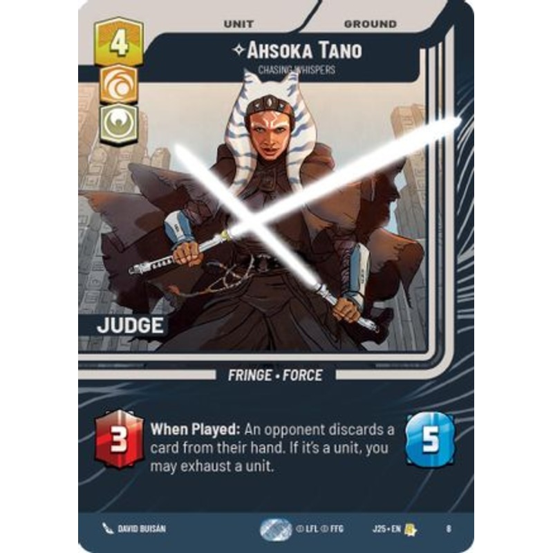 Ahsoka Tano - Chasing Whispers (8) - Judge Promos Foil