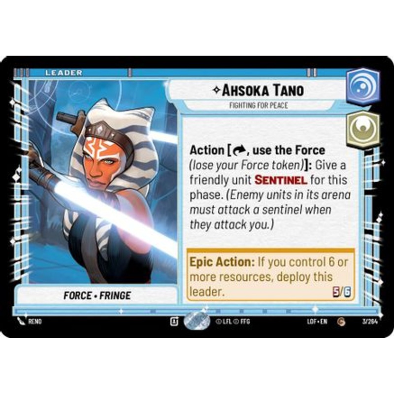 Ahsoka Tano - Fighting For Peace (003/264) - Legends of the Force