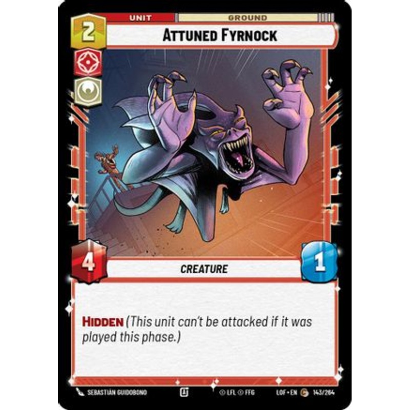 Attuned Fyrnock (143/264) - Legends of the Force