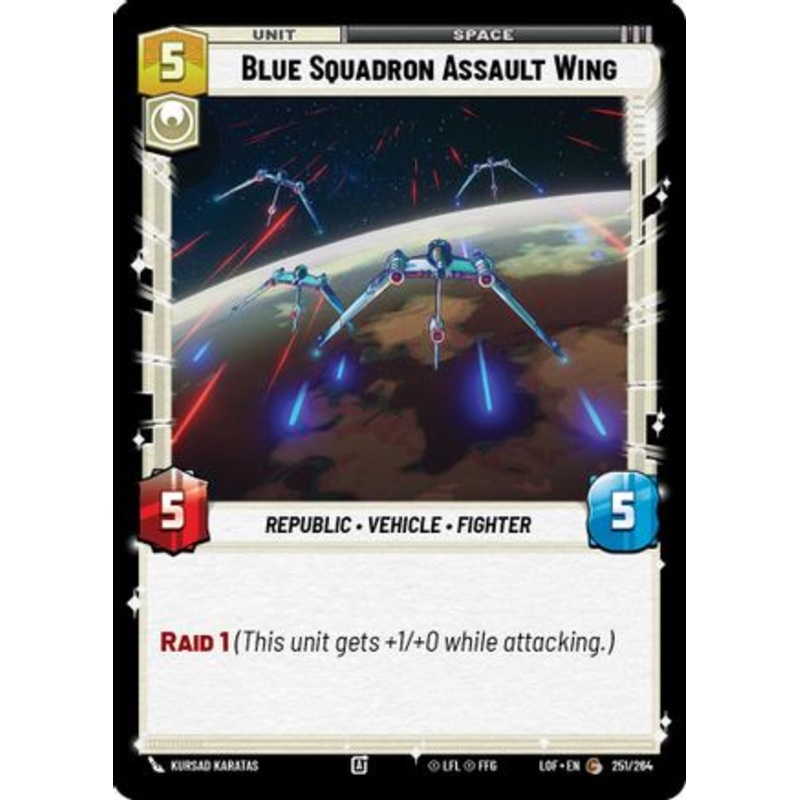 Blue Squadron Assault Wing (251/264) - Legends of the Force