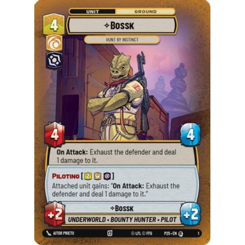 Bossk - Hunt By Instinct (1) - Organized Play Promos