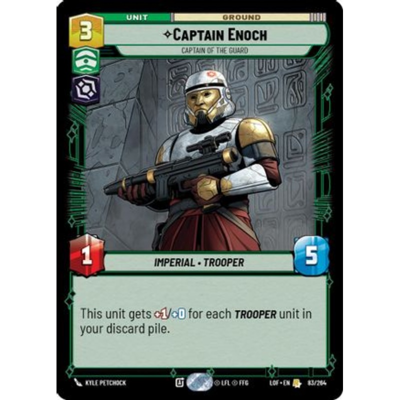 Captain Enoch - Captain of the Guard (083/264) - Legends of the Force
