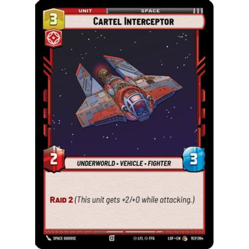 Cartel Interceptor (157/264) - Legends of the Force