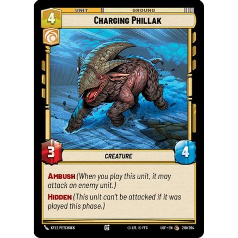 Charging Phillak (210/264) - Legends of the Force
