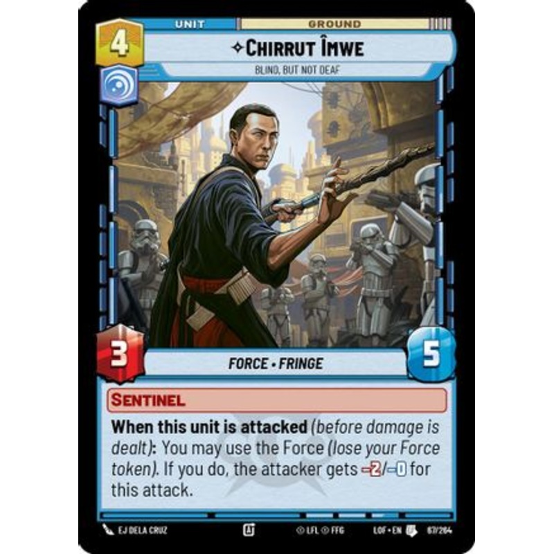 Chirrut Imwe - Blind, but not Deaf (067/264) - Legends of the Force