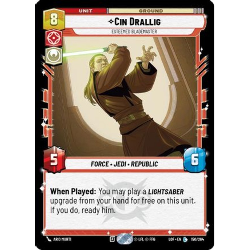 Cin Drallig - Esteemed Blademaster (150/264) - Legends of the Force
