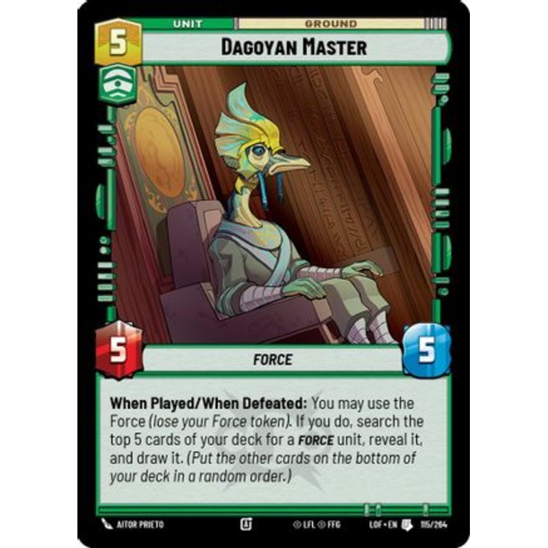 Dagoyan Master (115/264) - Legends of the Force